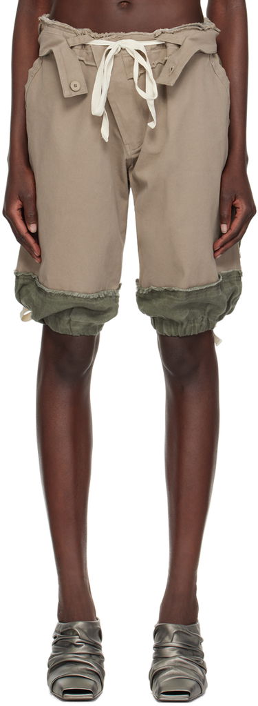 Šortky Ottolinger Ottolinger Drawstring Cargo Shorts Béžová | 0904201, 0