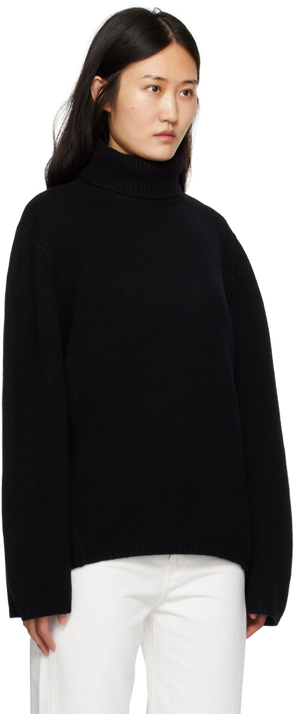 Sveter TOTEME TOTEME Heavyweight Turtleneck Sweater Čierna | 211-561-754, 1
