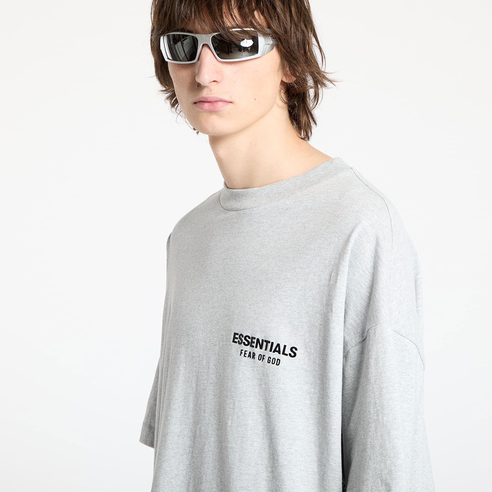 Essentials Jersey Crewneck T-Shirt Light Heather