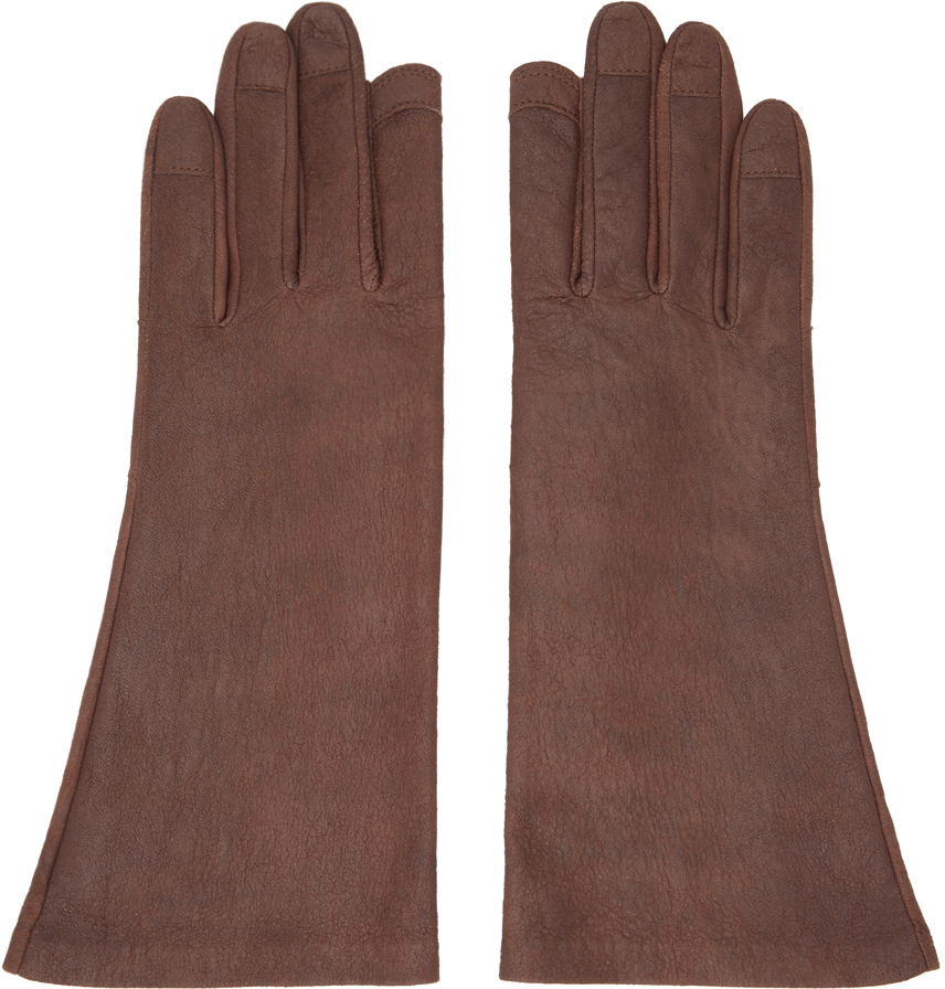 Short Leather Gloves