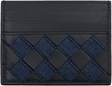 Peňaženka Bottega Veneta Intrecciato Credit Card Holder Navy | 797004 V48V3, 0