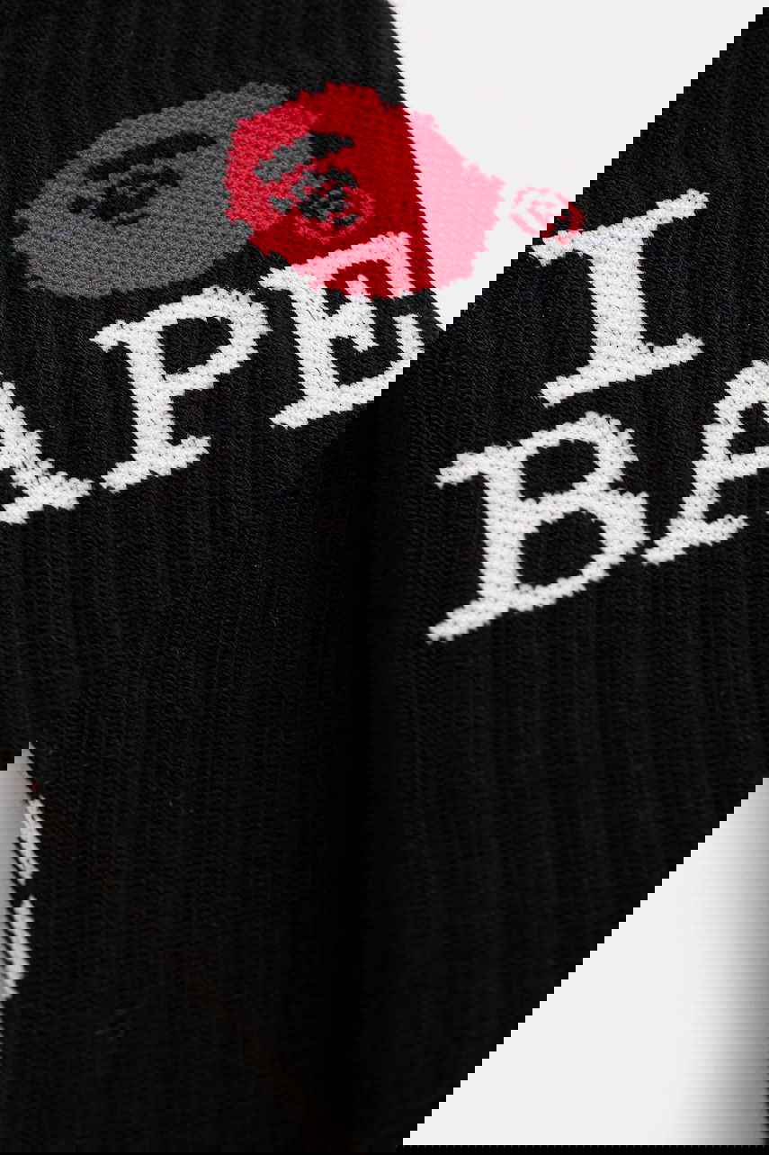 Ponožky BAPE A Bathing Ape Ilove Bape Socks Čierna | 1K80184004, 1
