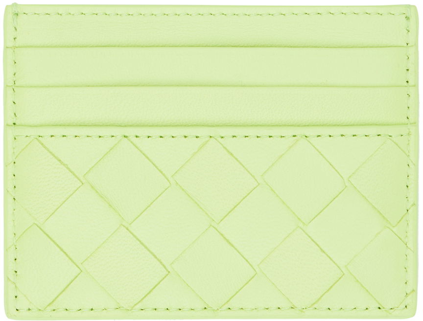 Peňaženka Bottega Veneta Intrecciato Card Holder Zelené | 742325 VCPP3, 1