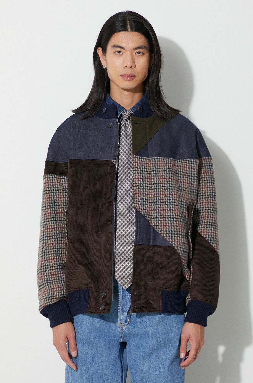 Bomber bunda Baracuta Patchwork Bomber Jacket Hnedá | BRCPS0986, 0