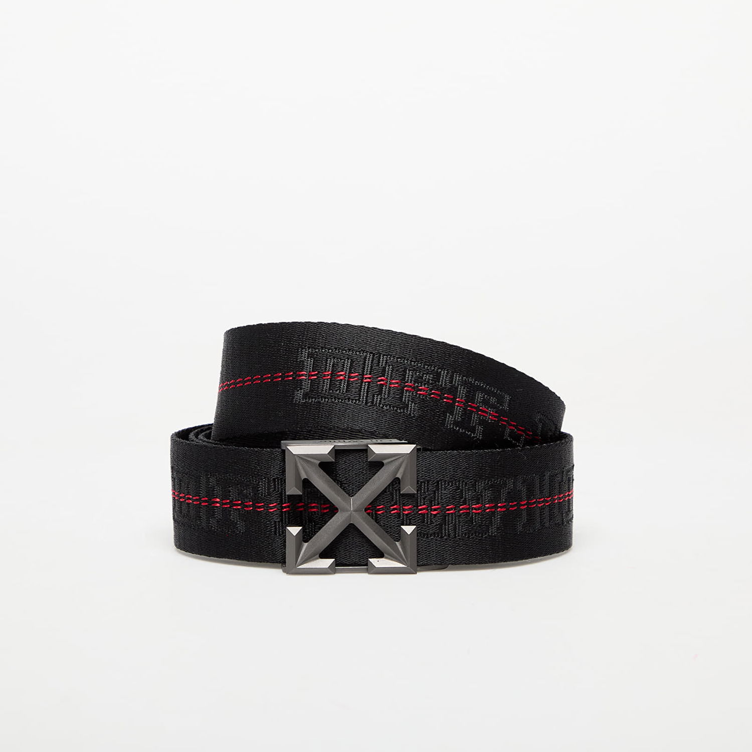 Opasok Off-White Tape Arrow Belt 35Mm Čierna | OMRB14BC99FAB0021000, 0
