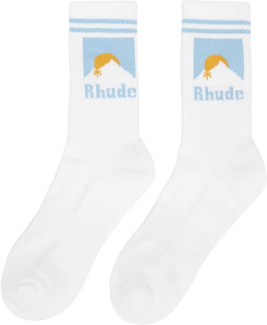 Ponožky Rhude Rhude Moonlight Socks Biela | RHSS25SO02227, 2