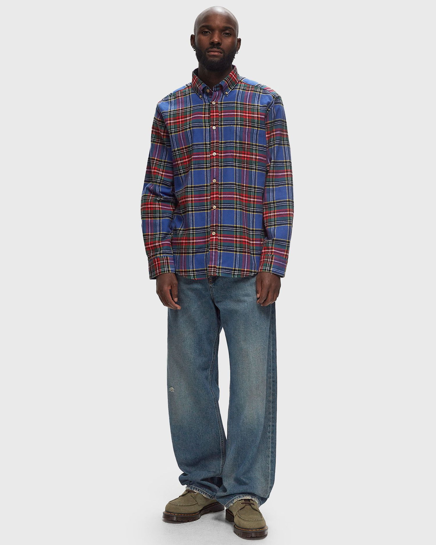 Košeľa Portuguese Flannel Flannel MAGAZINE Longsleeves Shirt Modrá | AW24.057.MAGAZINE, 1