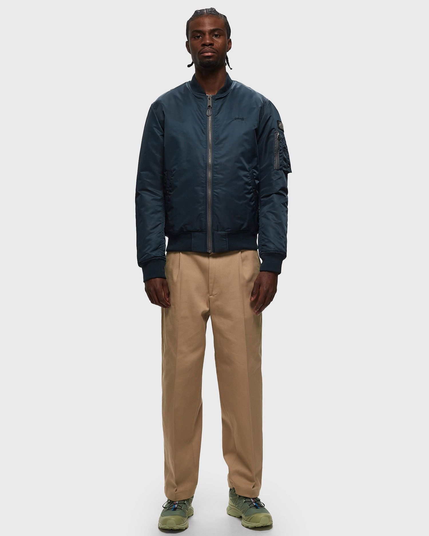 Bomber bunda Schott NYC BOMBER JACKET Navy | AIRFORCERS-NAVY, 1