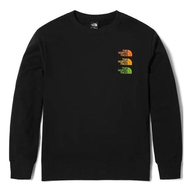 Sveter The North Face Logo Print Crewneck Sweatshirt Čierna | NF0A81NN-JK3