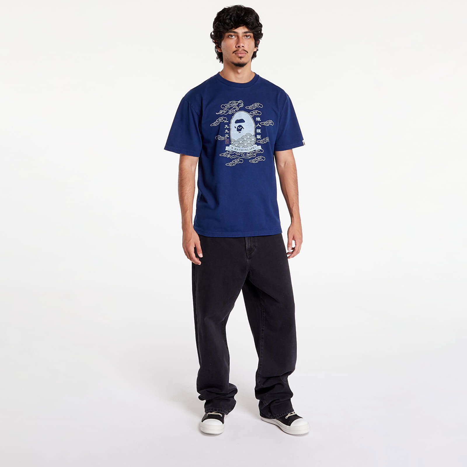 A BATHING APE 31St Anniversary Japan Ape Head Tee Indigo