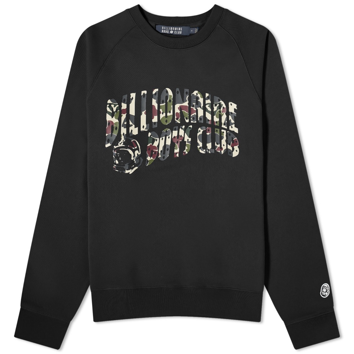 Mikina BILLIONAIRE BOYS CLUB Duck Camo Arch Logo Crew Sweat Čierna | B23428-BLK, 0