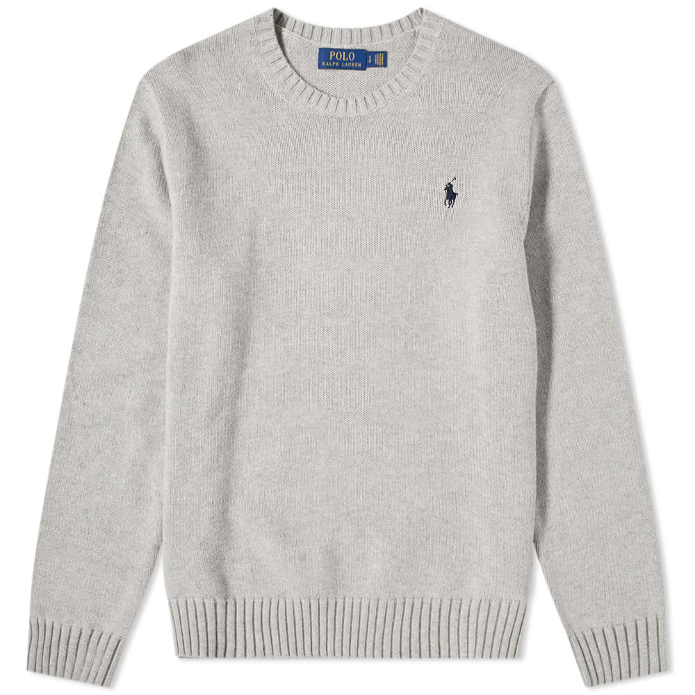 Sveter Polo by Ralph Lauren Andover Heather Crewneck Šedá | 710810846004, 0