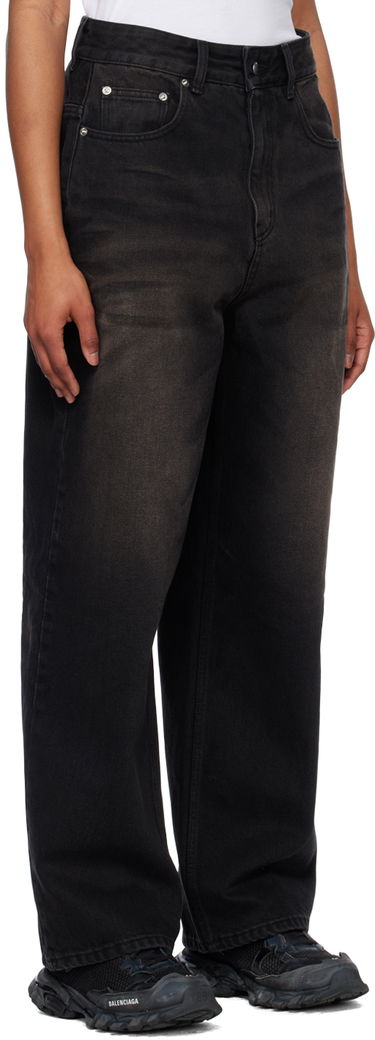 Džínsy We11done We11done Wide-Leg Jeans Čierna | WD-DP1-23-357-W-BK, 1