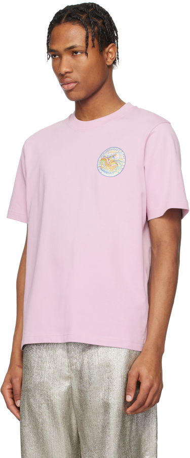 Tričko Casablanca Casablanca 'The Four Elements' T-Shirt Ružová | MS25-JTS-001-09, 3