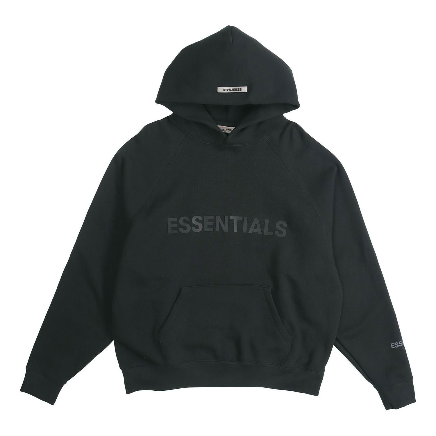 Mikina Fear of God Essentials Logo Hoodie Čierna | FOG-SS20-402, 0