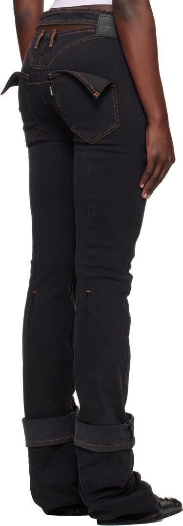 Džínsy Ottolinger Ottolinger Open Back Denim Jeans Čierna | 2217080211, 2