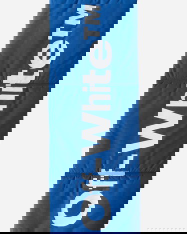 Šál Off-White Bounce Maxi Ski Scarf Blue Modrá | OMMA030F22KNI001 4510, 4