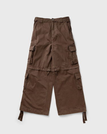 Cargo nohavice ERL Zip-Off Cargo Pants Woven Hnedá | ERL11P006-1, 1