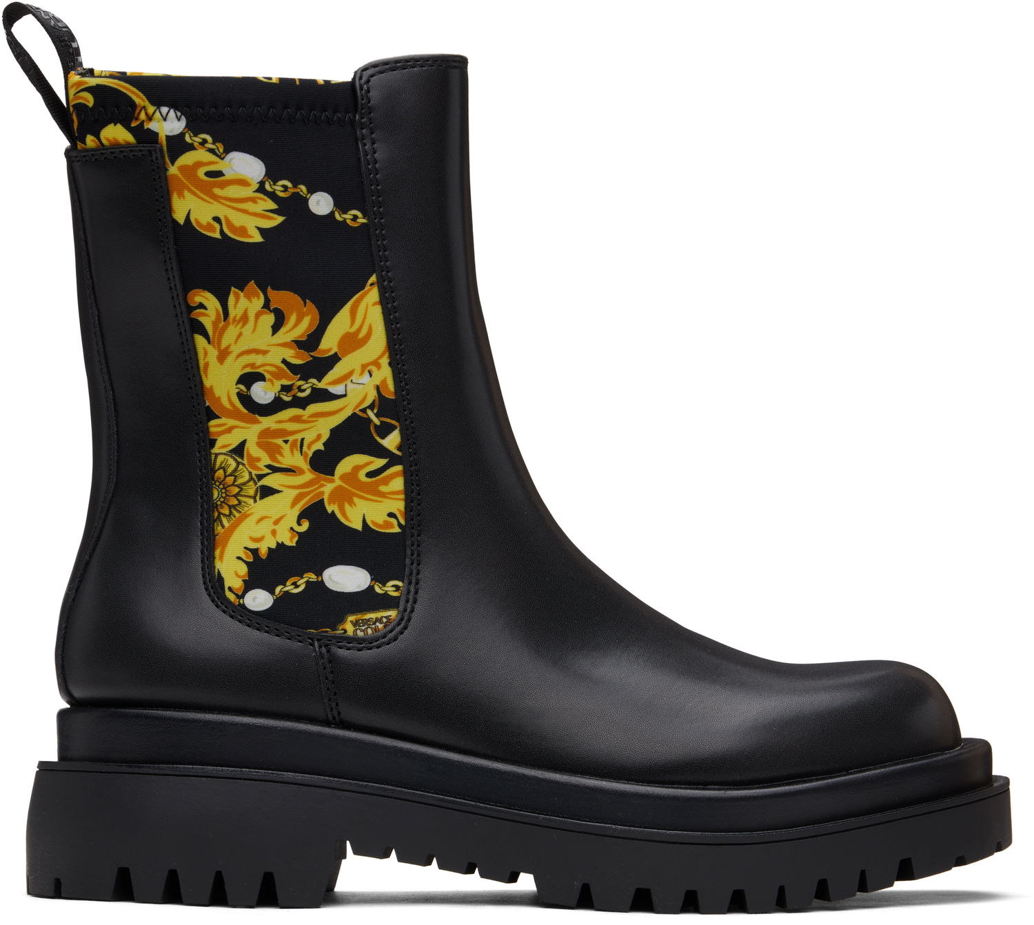 Tenisky a topánky Versace Drew Ankle Chelsea Boots Čierna | E77VA3S60_EZS867, 0