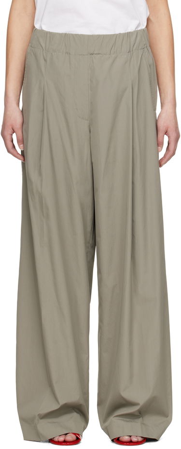 Nohavice Dries Van Noten Dries Van Noten Wide Pleated Trousers Šedá | 251-010909-1374, 0