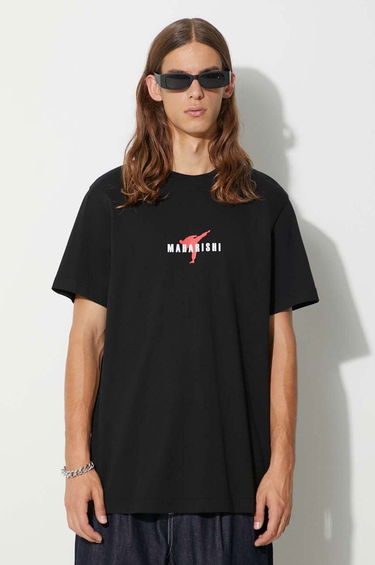 Tričko Maharishi Invisible Warrior Print T-Shirt Čierna | 1070.BLACK, 0