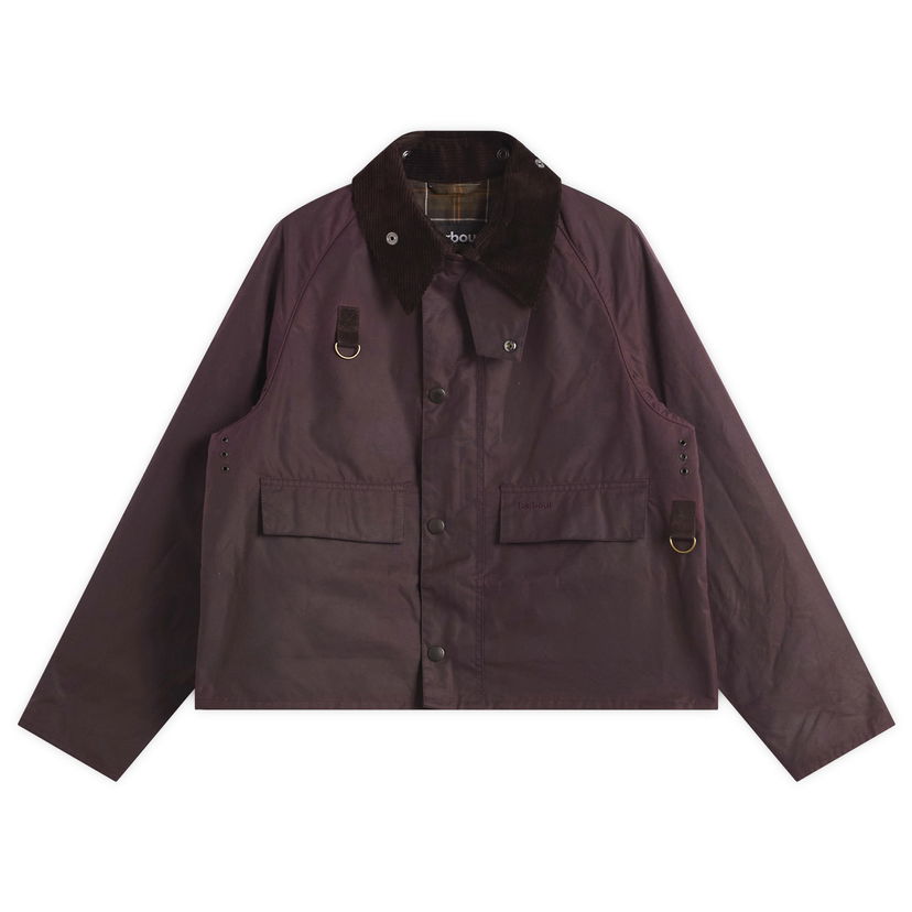 Bunda Barbour Men's Spey Wax Jacket Size Large Vínová | MWX1212RE91