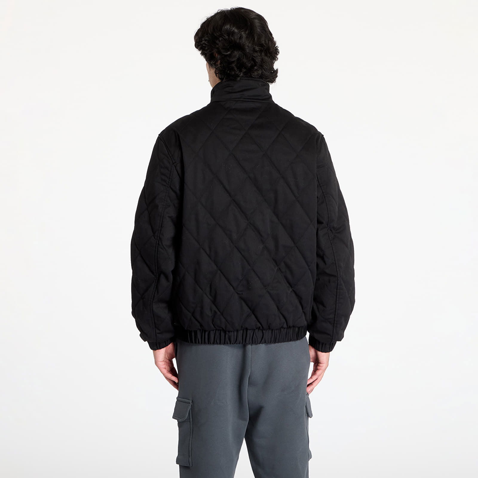 Essential Quilted Jacket Black