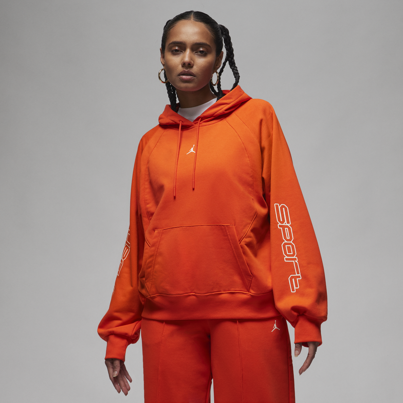 Mikina Jordan Sport Graphic Fleece Hoodie Oranžová | FD7373-633