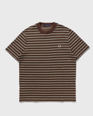 Tričko Fred Perry JACQUARD T-SHIRT Hnedá | M8583-U53, 0