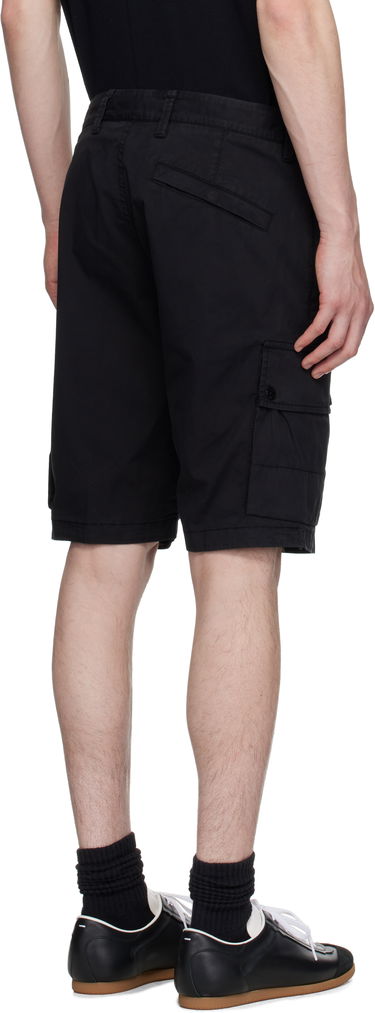Šortky Stone Island Stone Island Supima Cotton Twill Stretch-TC Cargo Shorts Čierna | K1S15L100011S0010, 2