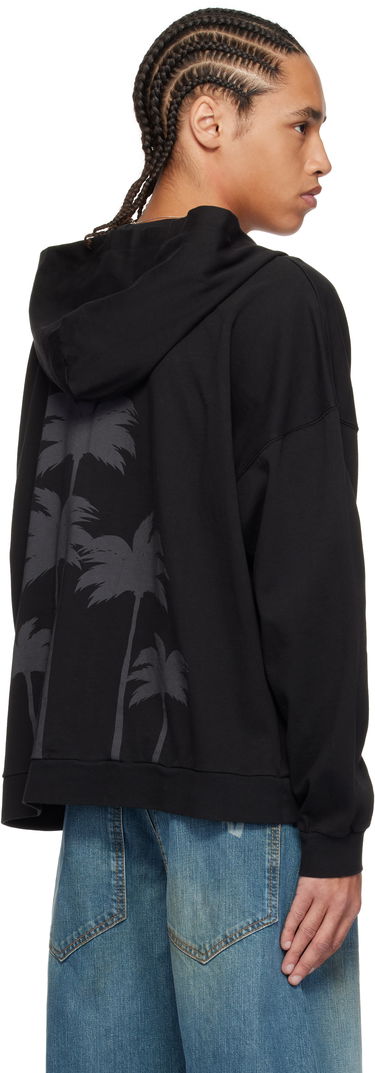 Mikina Palm Angels Palm Angels Palms Zip Hoodie Čierna | PMBE016S25FLE0011313, 2