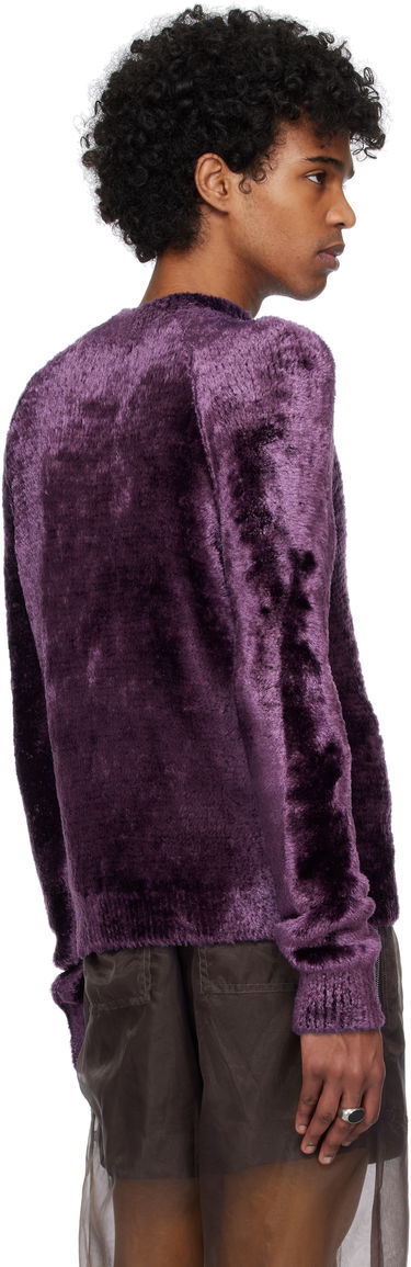 Sveter Dries Van Noten Dries Van Noten Shag Knit Sweater Fialová | 251-021227-1707, 2