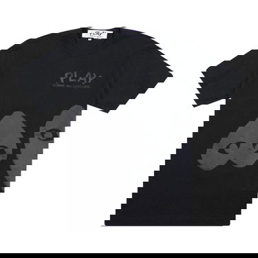 Tričko Comme des Garçons PLAY Three Hearts T-Shirt Čierna | AZ T196 051 1, 1