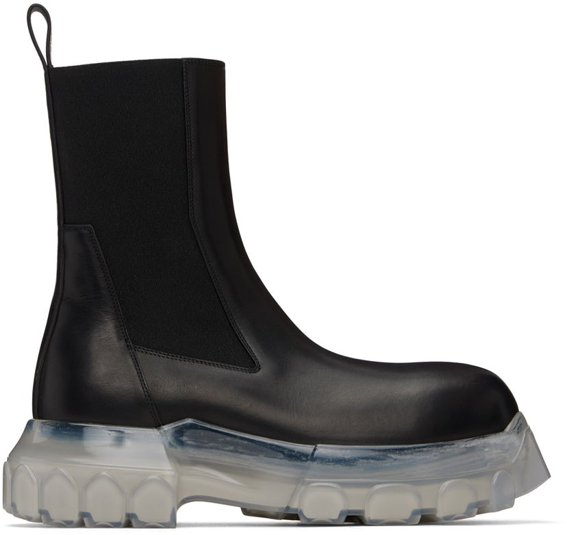 Oblečenie Rick Owens Rick Owens Porterville Beatle Bozo Tractor Boots Čierna | RU02D6881 LOO0