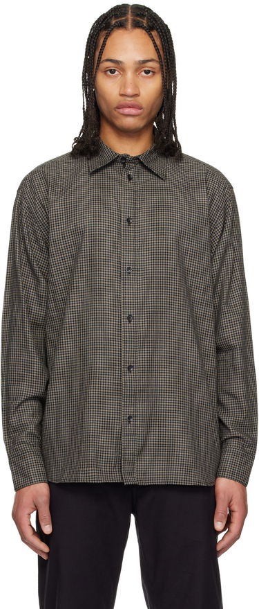 Košeľa rag & bone Rag & Bone Matthew Plaid Shirt Hnedá | MBW24HA003GHML, 0