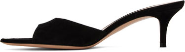 Tenisky a topánky Gianvito Rossi Pointed Suede Heeled Mules Čierna | G15110.55RIC.CAM, 2