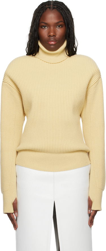 Sveter Stella McCartney Long-Sleeve Turtleneck Sweater Žltá | 6K08703S2528, 0