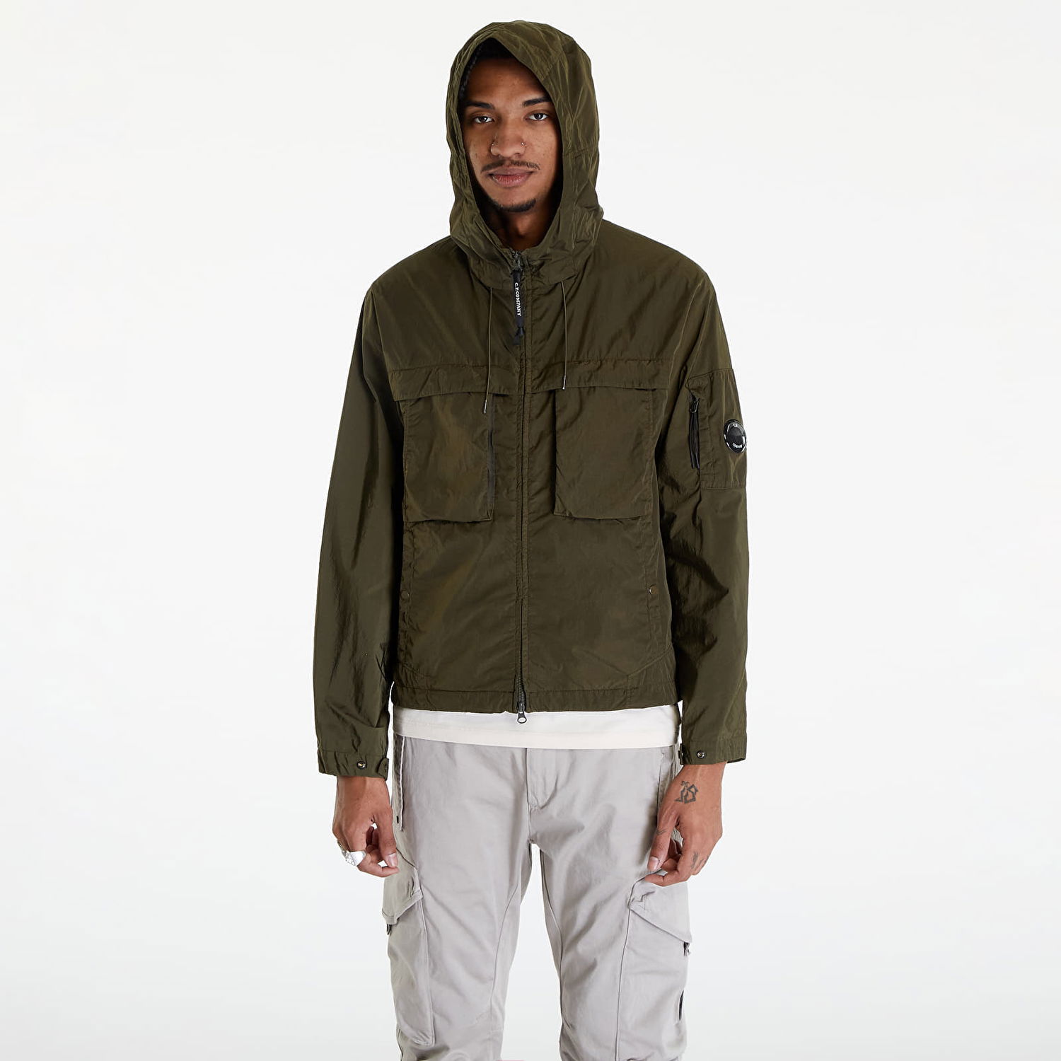 Bunda C.P. Company Short Jacket Ivy Green Zelené | 16CMOW036A005904G-683, 0