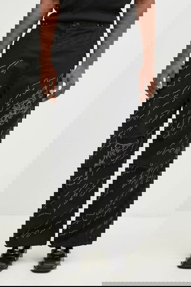 Nohavice Maharishi Embroidered Pants Dpm: Sparse Bonsai Snopants Čierna | 5340.BLACK, 0