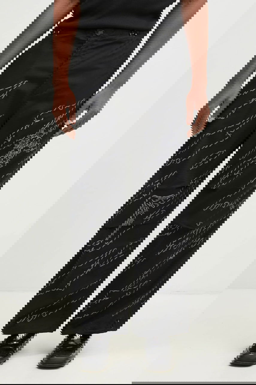 Nohavice Maharishi Embroidered Pants Dpm: Sparse Bonsai Snopants Čierna | 5340.BLACK, 0