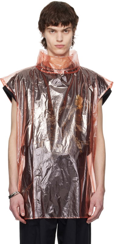 Košeľa Dries Van Noten Dries Van Noten Sheer Sleeveless T-Shirt Oranžová | 251-020760-1258, 0