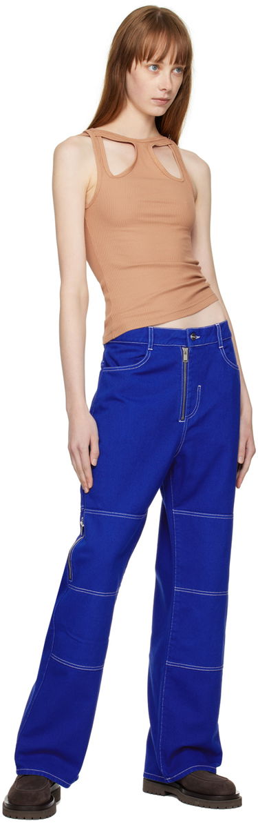 Tielko Dion Lee Tan Shift Loop Tank Top Béžová | C3080F22, 3