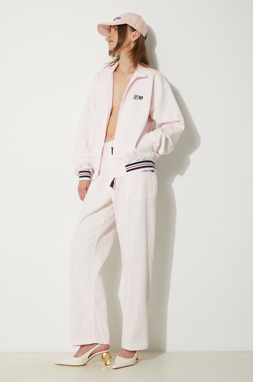 Bomber bunda FILA Fila x Aries Oversize Jacket Ružová | 42PS24JA010122690227, 1