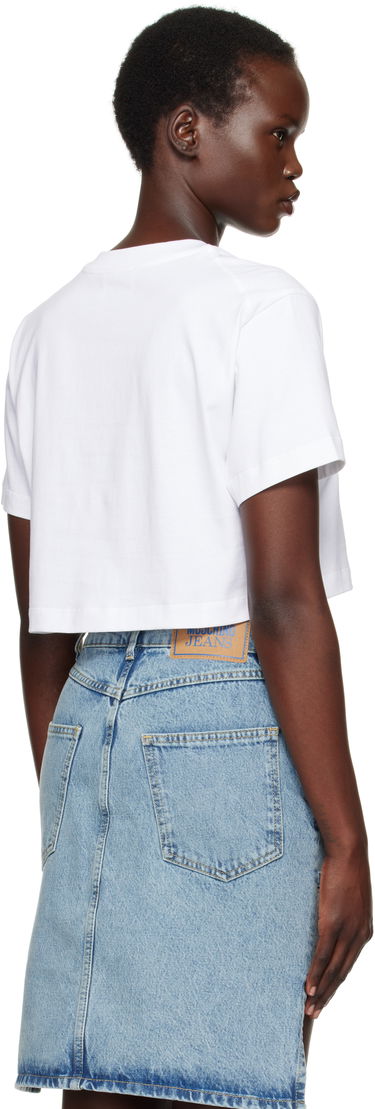 Sukňa Moschino Moschino Jeans Cotton Jersey Cropped T-Shirt Modrá | 251K10706, 2