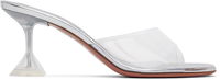 Amina Muaddi Lupita Glass Slipper 70 Heeled Sandals