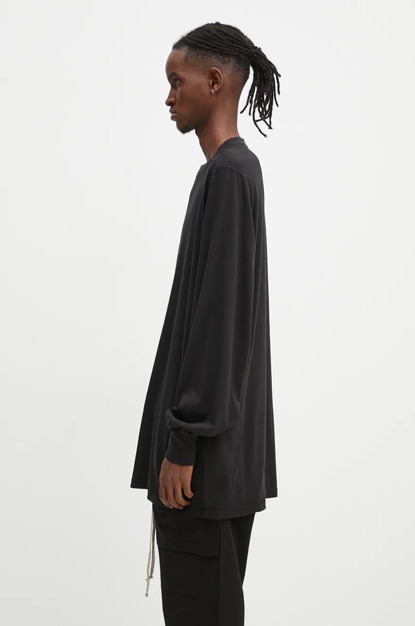 Tričko Rick Owens Jumbo T-Shirt Print Čierna | DU02D2261.RNEP3, 1