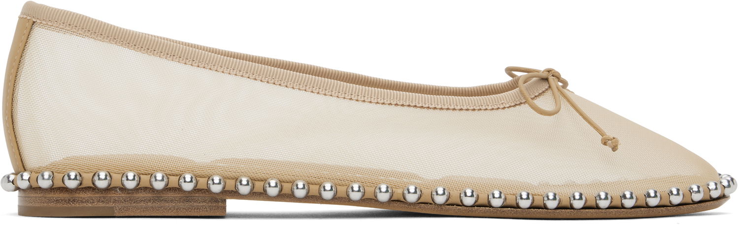 Oblečenie Alexander Wang Alexander Wang Lina Ballchain Ballerina Flats Béžová | 30125F046, 0