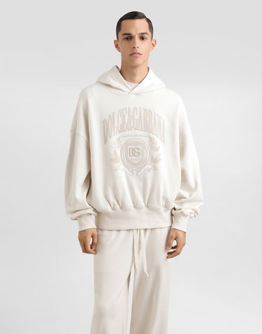 Mikina Dolce & Gabbana Dolce & Gabbana Embroidered Hoodie Biela | G9BJGZG7O2JA4567, 3