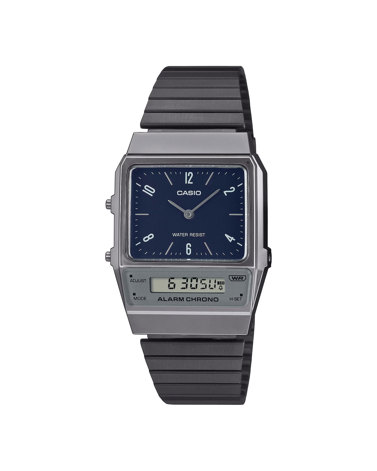 Hodinky CASIO Digital Watch with Alarm and Chronograph Metalická | AQ-800EB-2AEF, 0