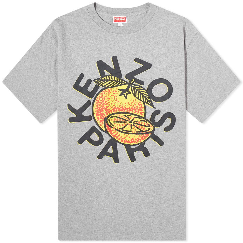 Tričko KENZO Big Orange T-Shirt Šedá | FE55TS2794SG-94C